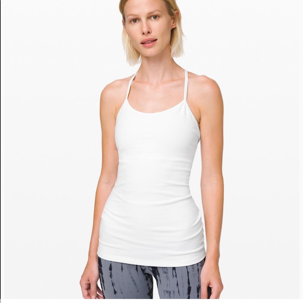 COPY - Lululemon Power Y tank white